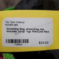 Grooming Bag, drawstring top, shoulder strap *vgc
