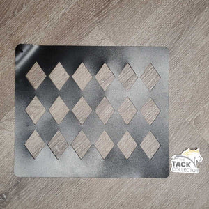 Plastic Quarter Marker Stencil, Diamonds *vgc, scuffs, dirt, bent corner