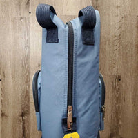 Dressage Boots, Zips, picador boot bag *xc, aftermarket? zippers (inside tabs), v.mnr rubs & dusty edge, older
