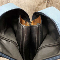 Dressage Boots, Zips, picador boot bag *xc, aftermarket? zippers (inside tabs), v.mnr rubs & dusty edge, older
