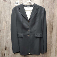 Dressage Show Jacket *gc, older, button holes: mnr pulled & frayed, lining seam pulls
