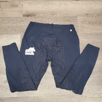 Full Sticky Seat Breeches, Bling *vgc, seam puckers, faded?, v.rubbed button
