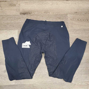 Full Sticky Seat Breeches, Bling *vgc, seam puckers, faded?, v.rubbed button