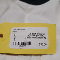 Full Seat Breeches *vgc, mnr stains, seam puckers, dusty? seat, older