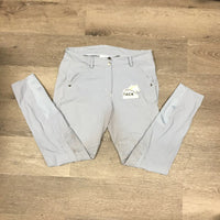 Euroseat Breeches *gc/fair, rubs, pills, undone seam, stained/discolored seat & legs, seam puckers, older, curled lining
