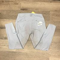 Euroseat Breeches *gc/fair, rubs, pills, undone seam, stained/discolored seat & legs, seam puckers, older, curled lining
