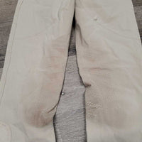 Euro Seat Breeches *gc, seam puckeres, stained/discolored seat & legs, stains, peeled stickies, lining pills & curled, undone seams
