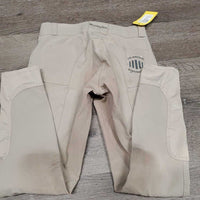 Euro Seat Breeches *gc, seam puckeres, stained/discolored seat & legs, stains, peeled stickies, lining pills & curled, undone seams
