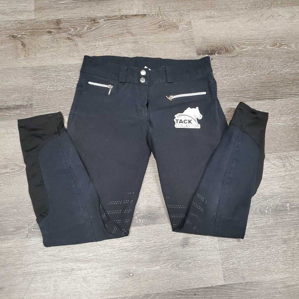Euro Seat Sticky Breeches *fair, faded, v.stretched & puckered seat & seams