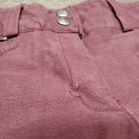 Full Seat Sticky Breeches *gc, faded, seam puckers, shrunk?, mnr undone stitching, seat stretches/puckers
