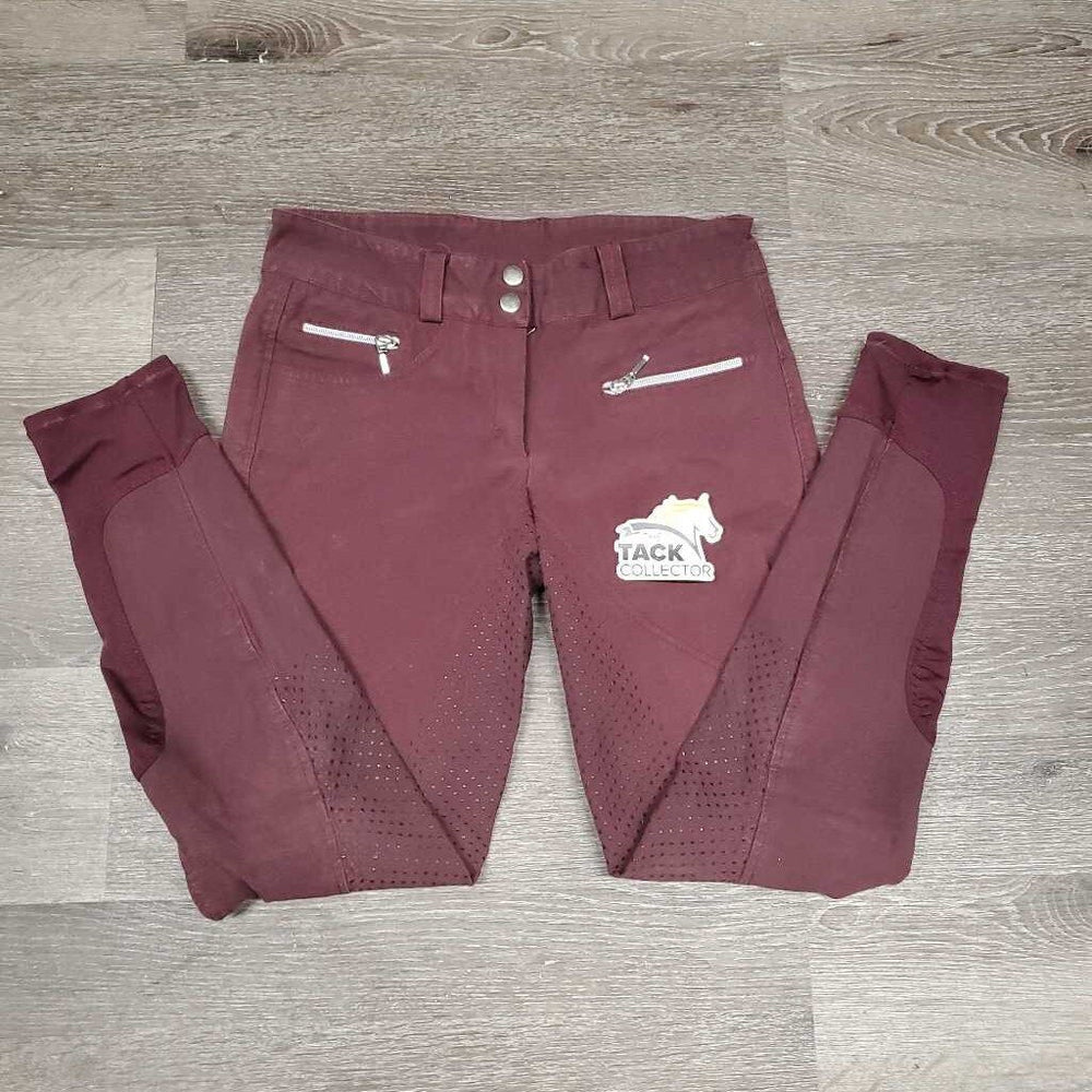 Full Seat Sticky Breeches *gc, faded, seam puckers, shrunk?, mnr undone stitching, seat stretches/puckers