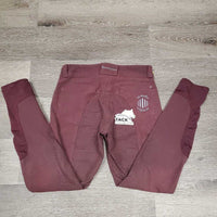 Full Seat Sticky Breeches *gc, faded, seam puckers, shrunk?, mnr undone stitching, seat stretches/puckers
