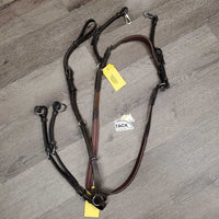 Rsd/Padded Leather & Elastic Breastplate, Running Martingale Attach *vgc, clean, edge scrapes, rubs & creases
