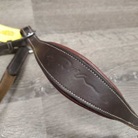 Rsd/Padded Leather & Elastic Breastplate, Running Martingale Attach *vgc, clean, edge scrapes, rubs & creases
