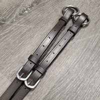 Rsd/Padded Leather & Elastic Breastplate, Running Martingale Attach *vgc, clean, edge scrapes, rubs & creases