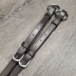 Rsd/Padded Leather & Elastic Breastplate, Running Martingale Attach *vgc, clean, edge scrapes, rubs & creases
