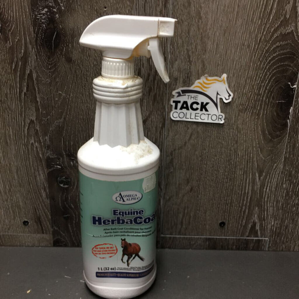 Equine HerbaCoat Spray Bottle *vgc, dented, 2/3rd full