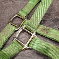 Thick Nylon Halter *gc, stains, dirty, frayed/rubbed edges & holes
