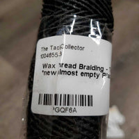 Wax Thread Braiding - Tack Roll *new, almost empty
