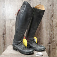 Field Boots, zips *gc/fair, faded, holey edges, dirty, oxidized, scrapes,s cuffs