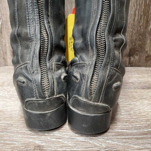 Field Boots, zips *gc/fair, faded, holey edges, dirty, oxidized, scrapes,s cuffs