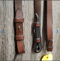 Rsd Padded Figure 8 Bridle, Braided Reins, 2x Charms *gc, clean & dirty, rubs, dry, discolored, mnr scrapes

