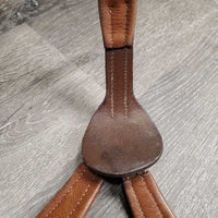 Rsd Padded Elastic Breastplate, snaps *vgc, mnr hair, rubs, stains, No Martingale
