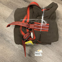 Fleece Cooler, attach neck, tail, 2x detach belly *vgc, mnr dirt, pilly, mnr hair