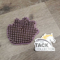 Hand Shaped v.Soft bristles Rubber Grooming *gc, rubs, dirt/film, stains & hairy

