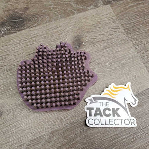 Hand Shaped v.Soft bristles Rubber Grooming *gc, rubs, dirt/film, stains & hairy