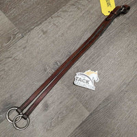 Flat Thick Leather Running Martingale Attachment, Buckle *gc, clean, film/dirty edge, discolored, mnr stains
