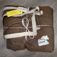 Fleece Lined Lt Winter Blanket, 2 legs, 0 tail *fair, 0 wpf, hairy, v. repaired, rubs
