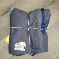 Nylon Sheet, 2 legs *gc, clean, faded, snags, repairs, mnr hair, torn piping