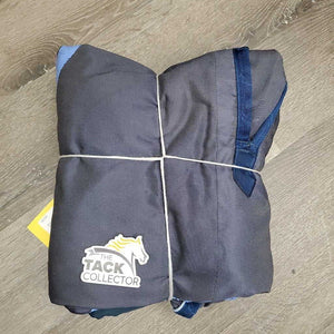 Nylon Sheet, 2 legs *gc, clean, faded, snags, repairs, mnr hair, torn piping