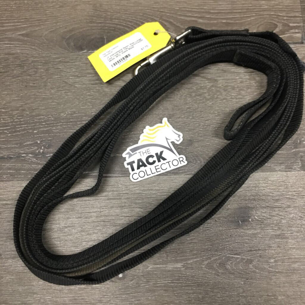 Nylon Web Lunge Line, Loop End *fair, v.torn/frayed slices, dirty, stains