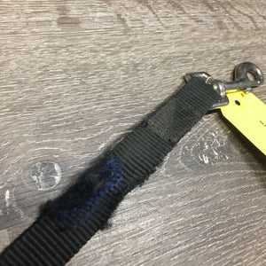 Nylon Web Lunge Line, Loop End *fair, v.torn/frayed slices, dirty, stains