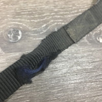 Nylon Web Lunge Line, Loop End *fair, v.torn/frayed slices, dirty, stains