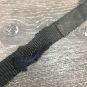 Nylon Web Lunge Line, Loop End *fair, v.torn/frayed slices, dirty, stains