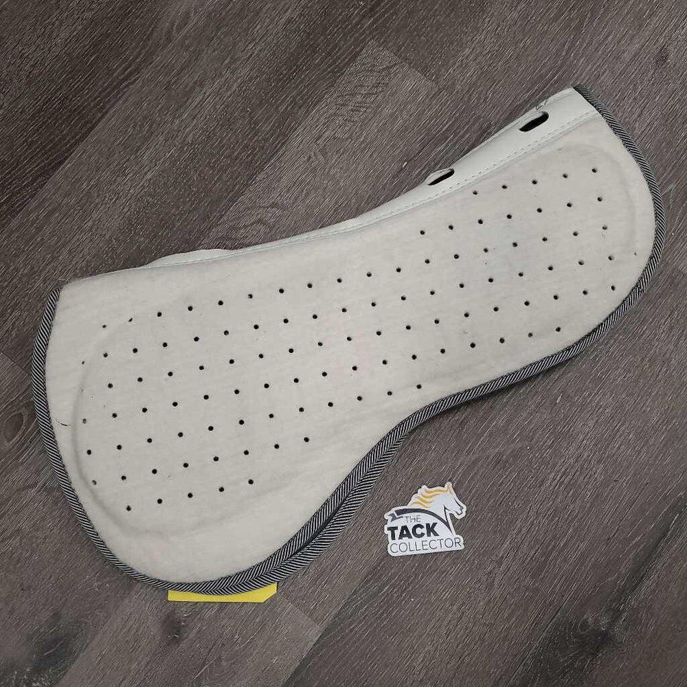 Neoprene Wool Shock Absorbing Half Pad *gc, mnr dirt, hair, bent, creased dingy, punctures