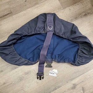 Hvy Fleece Lined Saddle Cover *No Shoulder Strap, gc, dirty, dusty, hairy, stains, faded?