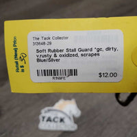 Soft Rubber Stall Guard *gc, dirty, v.rusty & oxidized, scrapes
