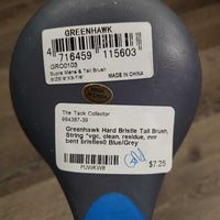 Hard Bristle Tail Brush, String *vgc, clean, residue, mnr bent bristles0
