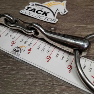 Thick Hvy French Link Loose Ring, flat center bar *xc/vgc, clean, scratches, scuffs