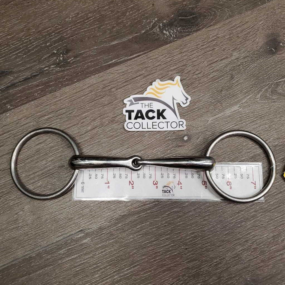 Hvy Med Loose Ring Snaffle Bit *vgc, clean, mnr stains, scuffs & residue