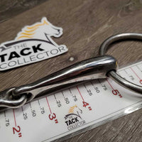 Hvy Med Loose Ring Snaffle Bit *vgc, clean, mnr stains, scuffs & residue
