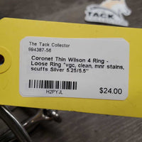 Thin Wilson 4 Ring - Loose Ring *vgc, clean, mnr stains, scuffs
