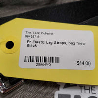 Pr Elastic Leg Straps, bag *new
