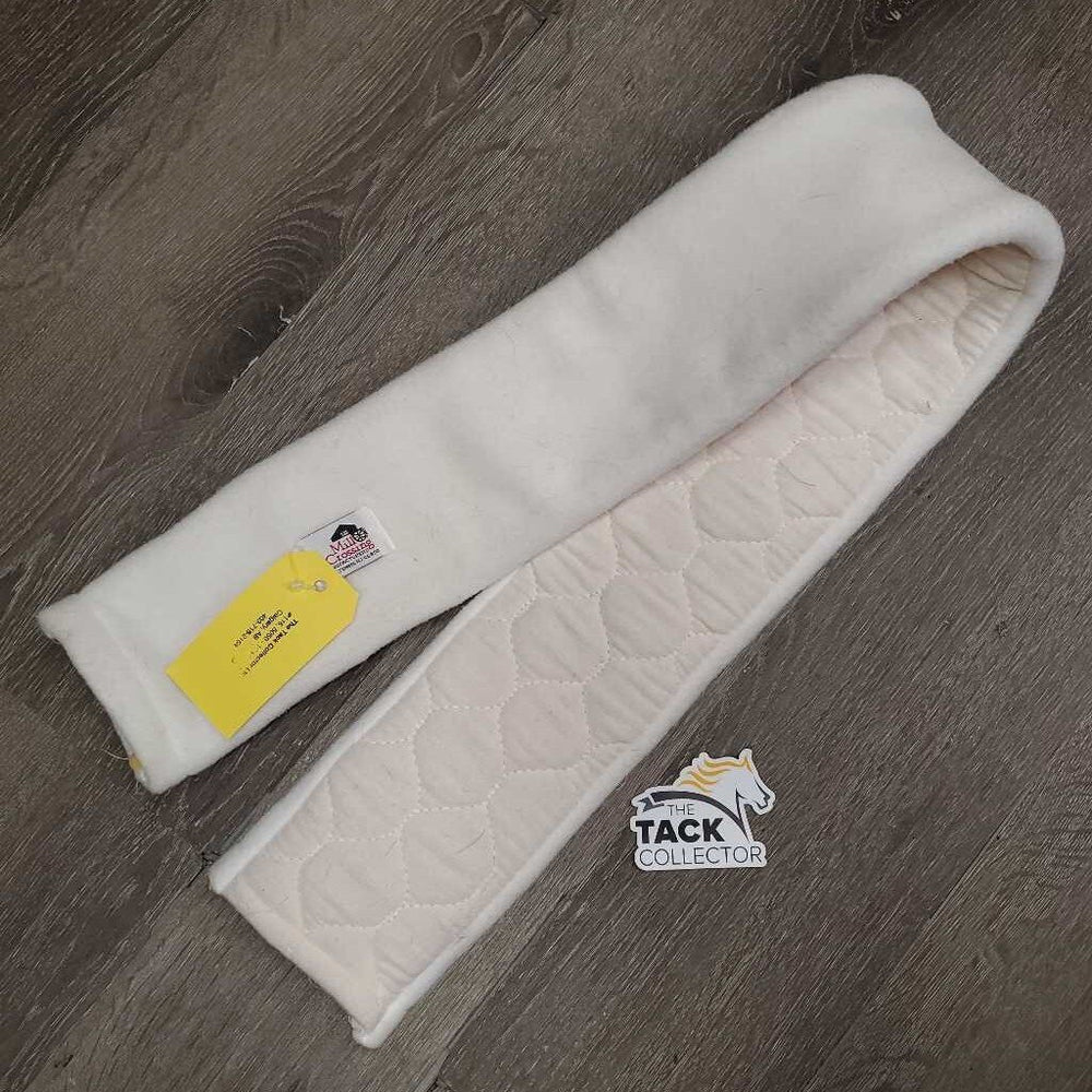 Fleece Quilt Girth Cover *xc/like new, clean, mnr hair & dirt?stain, older
