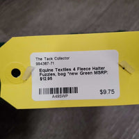 4 Fleece Halter Fuzzies, bag *new
