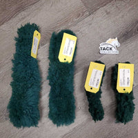 4 Thick/Long Halter Fuzzies *vgc, clean, clumpy, faded, mnr hair